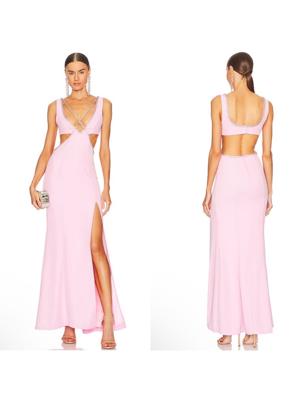 Majorelle Matteson Maxi Gown In Bubblegum Pink